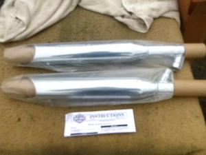 N.O.S. HARLEY DAVIDSON S.E.2 SLASH CUT SHOTGUN MUFFLER SET 80445-03  FLSTF FXSTD - Picture 1 of 9