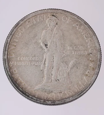 1925 Lexington Concord Sesquicentennial Silver Half Dollar (B3047) - Image 1 of 2