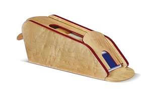SABOT RADICA CON PROFILI ROSSI CON CARTE BACCARA 811046 DAL NEGRO WOOD - Imagen 1 de 2