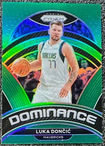Luka Doncic 2022-23 Panini Prizm #3 Dominance Green Prizm - Mavericks - Picture 1 of 2
