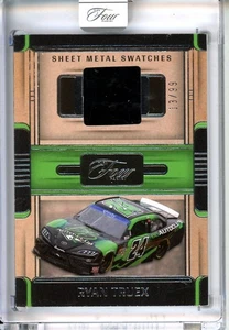 Ryan Truex 2025 Panini Turn Four NASCAR Race-Used Sheet Metal Swatches #13/99 - Picture 1 of 2