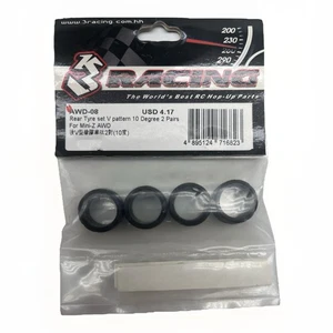3 Racing AWD-08 Rear Type Set V Pattern 10 Degree 2 Pairs for Mini-Z AWD - Picture 1 of 1