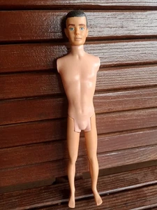 Vintage Barbie's Boyfriend Ken Puppe brünette Haare gerade Beine 60er Mattel - Bild 1 von 17