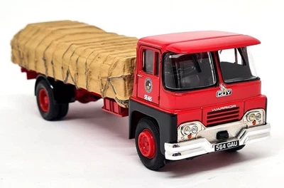 Corgi 1/50 - Guy Warrior 4 Wheel Platform Sheeted Load BRS Diecast Model Truck - Image 1 of 4