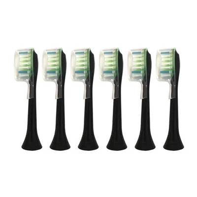 6x Cabezales de cepillo de repuesto Philips Sonicare DiamondClean W3 | Negro | Sin caja Foto 1 de 2