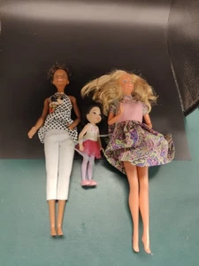 Mattel Lote 3 Muñecas Barbie Sin Ropa - Imagen 1 de 4