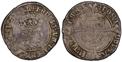 England Henry VII. (1504-05) ND-(Crosslet) AR Groat PCGS XF45 S-2258; North 1747 - Image 1 of 2