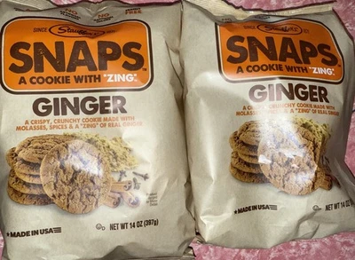 Stauffer's ~ Galletas a presión de jengibre 14 oz cada una, 2 bolsas ~ caduca 05/04/2026 Foto 1 de 4