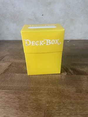Ultra Pro 80 Card Deck Box - Yellow - Image 1 of 4