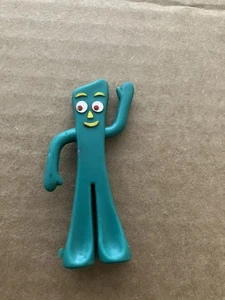 GUMBY Toy Figure Vintage 1989 Rubber 2.75" Prema Toy/Playskool USED - Picture 1 of 4
