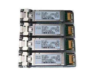 4 x Cisco FET-10G SFP+ 10-2566-02 SFP 10GbE Transceiver GBIC Module - Bild 1 von 3