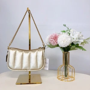 Coach C6746 Swinger 20 With Quilting IN Metallic Soft Gold - Picture 1 of 7