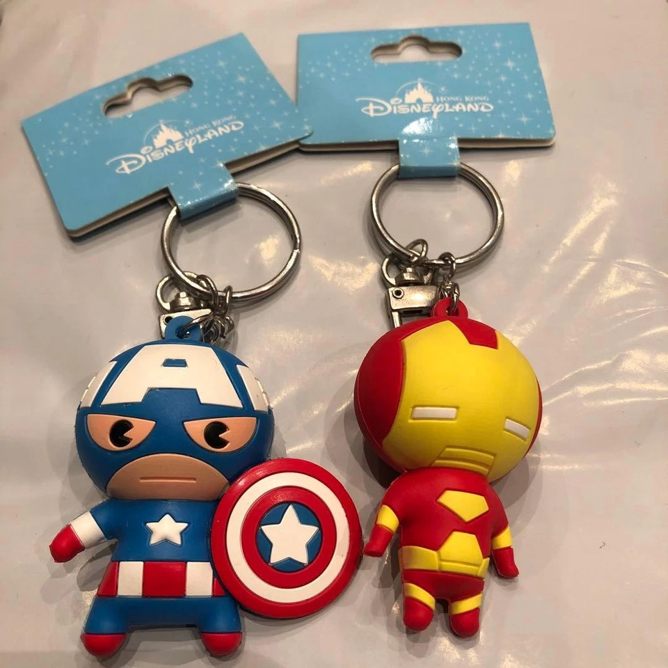 Avengers Schlüsselanhänger Iron Man Captain America - Bild 1 von 4