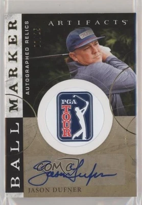 2021 Upper Deck Artifacts Ball Marker Auto Relics /25 Jason Dufner #BMA-JD Auto - Image 1 of 2