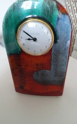 Poole pottery clock - Image 1 of 2
