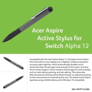 Acer SW5-014P SW5-173/173P SW5-014 SA5-271/271P R7-372T ASA610 Stylus Touch Pen - Picture 1 of 6