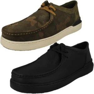 Herren Clarks Mokassin Detailliert Schnürschuhe - Court Lite Wally - Bild 1 von 3