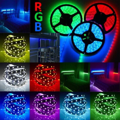 120led/m 60led/m 12V 5050 LED strip light RGB RGBW Flexible led tape ribbon lamp - Image 1 of 4