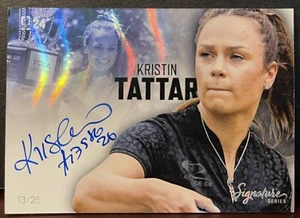 DGPT 2024 Kristin Tattar Auto Signature Series Disc Golf Card Serial # 13/25 - Picture 1 of 3