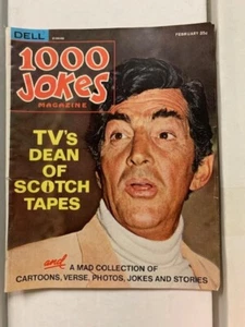 1000 Jokes February 1967, Dean Martin cover, jokes, cartoons, vintage humor - Picture 1 of 1
