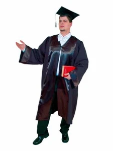 Faschingskostüm Robe Richter Anwalt Doktorant - Bild 1 von 1
