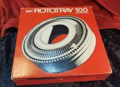 GAF ROTARY 100 35mm WHITE SLIDE CIRCULAR  MAGAZINE with Box - Image 1 of 4