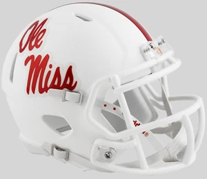 OLE MISS REBELS NCAA Riddell SPEED authentischer MINI-Fußballhelm MISSISSIPPI - Bild 1 von 1
