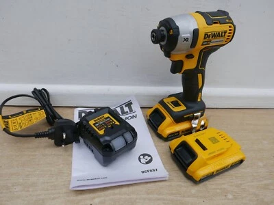DeWALT DCF887D2 18v xr BRUSHLESS IMPACT DRIVER  2 X 2 AH DCB183 + TSTAK CASE - Image 1 of 2