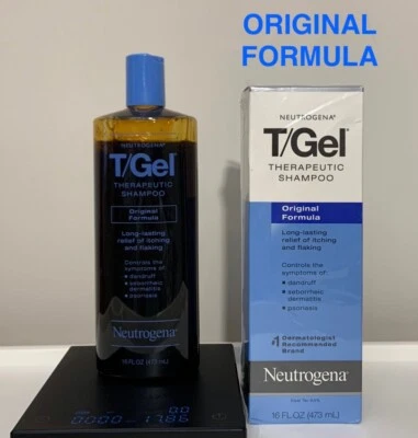 Xampu Terapêutico Neutrogena T/Gel Fórmula Original 16 Fl Oz Novo com Caixa Muito Bom Estado - Imagem 1 de 3