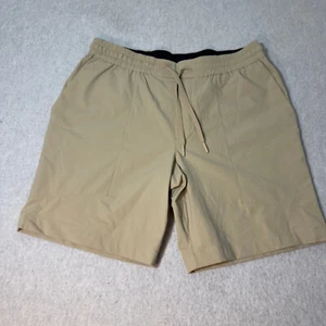 Lululemon Bowline Shorts Mens L Nylon Stretch Beige Hiking Outdoor Performance - Picture 1 of 10