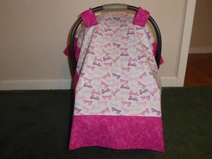 BARBIE or hello kitty car seat canopy cover w or without peekaboo open Handmade - Picture 1 of 4