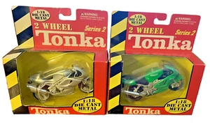 TC117 New Tonka 2000 Motorcycles Silver Triumph & Kawasaki Ninja Series 2 - Picture 1 of 10
