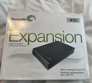 Seagate Expansion Desktop 4TB External Hard Disk Drive HDD USB 3.0 STBV4000100 - Picture 1 of 6