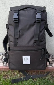 Topo Designs Rover Classic Pack Backpack • Black • Made in USA - Picture 1 of 6