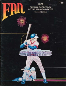 Atlanta Braves Magazine 1978 Official Scorebook Fan Baseball Program MLB 2nd Ed - Picture 1 of 6