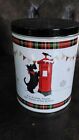 EMPTY SCOTTIE DOG Winter/Christmas Themed Biscuit Tin 14cmx11cm Scottish Terrier