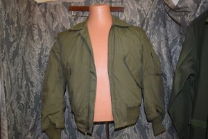 *Alpha Industries Us Air Force Cold Weather 1996 Flyers Bomber Jacket xsmall reg - Picture 1 of 4