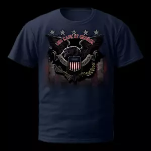 Camisa USS Cape St. George - Camisa Cuervo Azul Marino - Ropa de Veterano USN - Regalo Marina de los Estados Unidos - Imagen 1 de 2