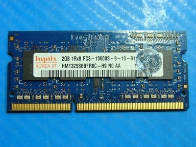 Dell M17x R3 Hynix 2GB SO-DIMM 1Rx8 PC3-10600S Memory RAM HMT325S6BFR8C-H9 - Image 1 of 2