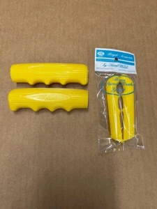 Cubiertas de palanca de freno de bicicleta Hunt Wilde Cool Yellow y empuñaduras peladoras de limón Schwinn - Imagen 1 de 2