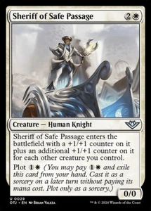 Sheriff of Safe Passage (029) Outlaws of Thunder Junction OTJ MTG Magic - Picture 1 of 1