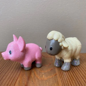 Disney Animator's Collection Belle's Pets SCHAFE & SCHWEIN Ersatzfiguren  - Bild 1 von 7