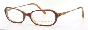 Monturas de gafas ovaladas laminadas marrones para niños 46-15-125 jessica McCLINTOCK JMC409 - Imagen 1 de 11