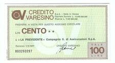 1977 Italy Credito Varesino 100 lira note UNC (world lot) Combined Shipping