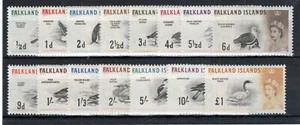 Falkland Islands 1960-66 set SG 193-207 MLH/MH - Picture 1 of 1