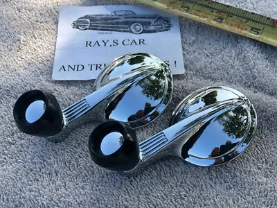 NEW PAIR OF 1949 T0 1964 REPLACEMENT INTERIOR WINDOW VENT CRANK HANDLES ! - Image 1 of 4