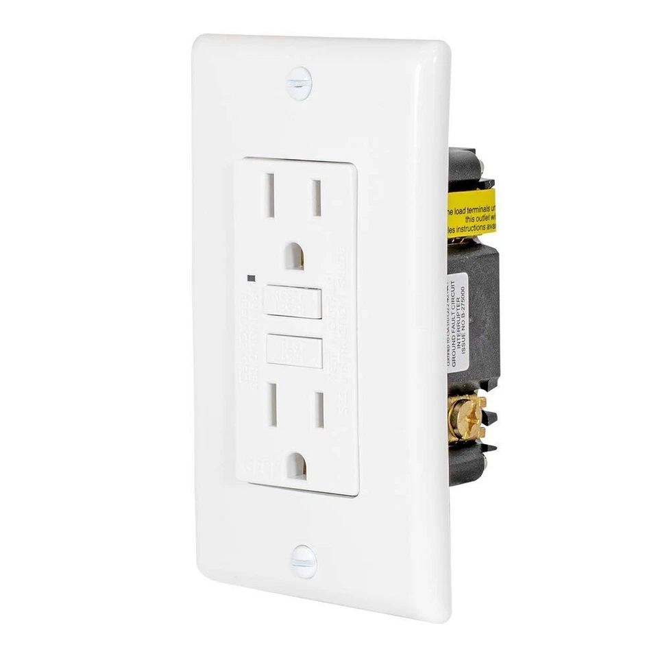 Eastman Ground Fault Circuit Interrupter, Self-Test GFCI Receptacle 10 Pack - Image 1 of 4
