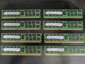 8 x Samsung 16GB PC3L-12800R (DDR3 Low Power, 2RX4) ECC RAM - 128GB Kit - Afbeelding 1 van 3