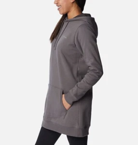 Columbia Rush Valley Long Hoodie Sweatshirt Pullover City Grey Size Small EUC - Picture 1 of 12