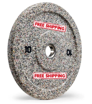 Placa de parachoques olímpica de alto rebote para entrenamiento de fuerza entrenamiento de levantamiento de pesas Foto 1 de 4